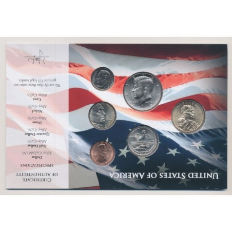 Etats-Unis - American uncirculated coin set - 6 pièces