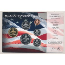 Etats-Unis - Native American uncirculated coin set 2017 - Blackfoot - 6 pièces 2