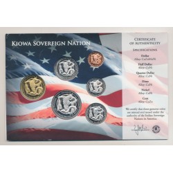 Etats-Unis - Native American uncirculated coin set 2020 - Kiowa - 6 pièces 2