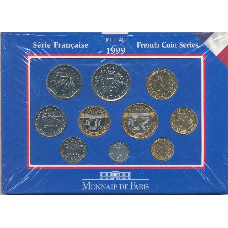 Coffret BU France 1999 - en Francs