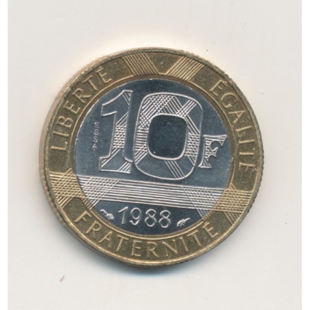 10 Francs Génie - 1988 essai - SPL+
