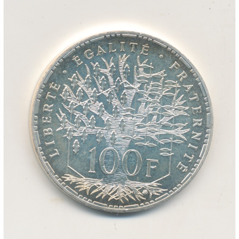 100 Francs Panthéon - 1996 - argent - SPL+