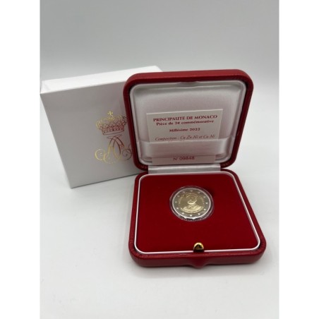2€ Monaco 2022 - Albert 1er - Belle épreuve - 15.000 ex
