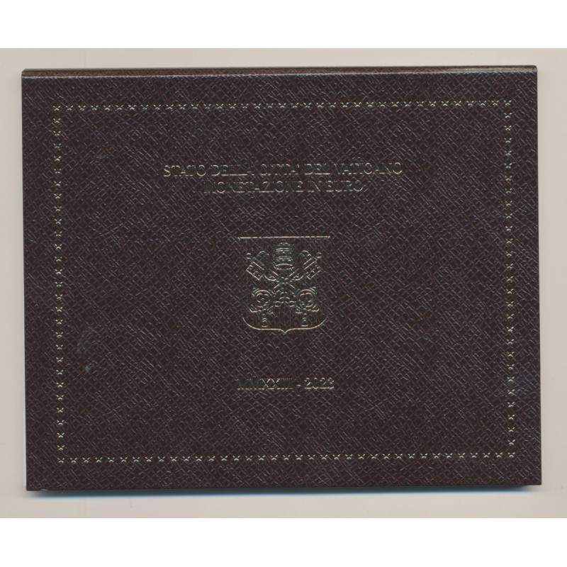 BU Vatican 2023 - 8 Pièces 1 Cent à 2€ - Armoiries Pape François