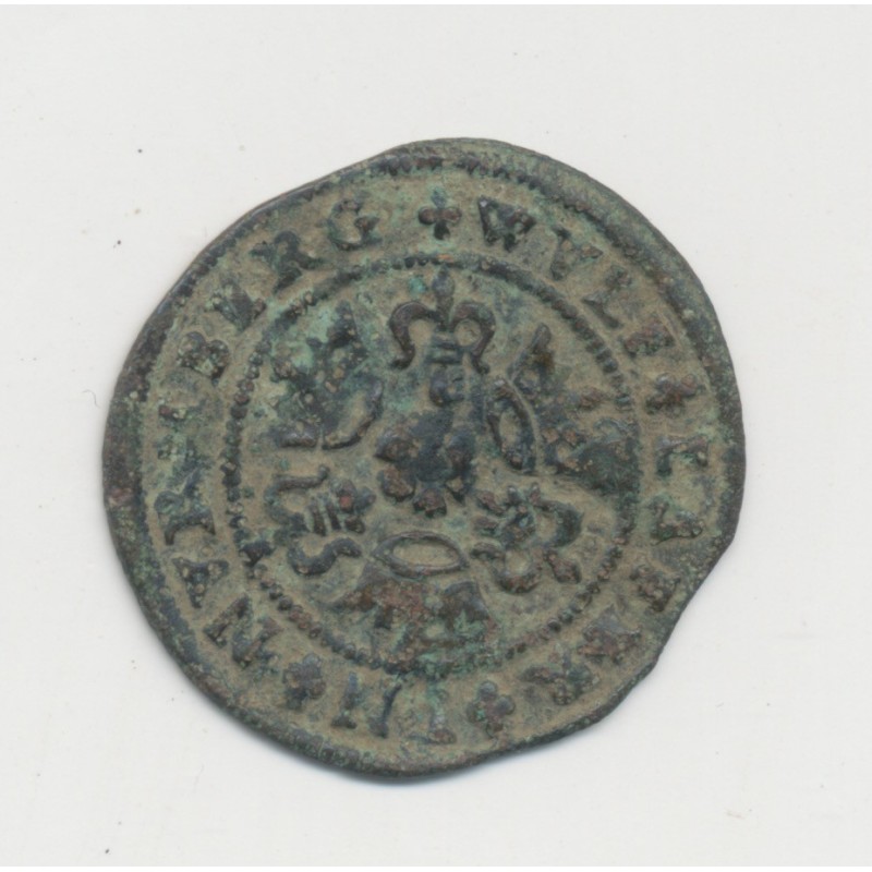 Jeton de nuremberg  - type du gulden d'or - TB