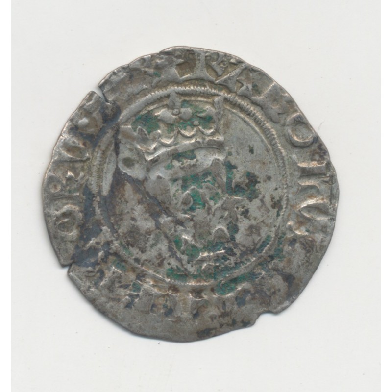 Charles VI - Gros dit florette - Paris - B/TB