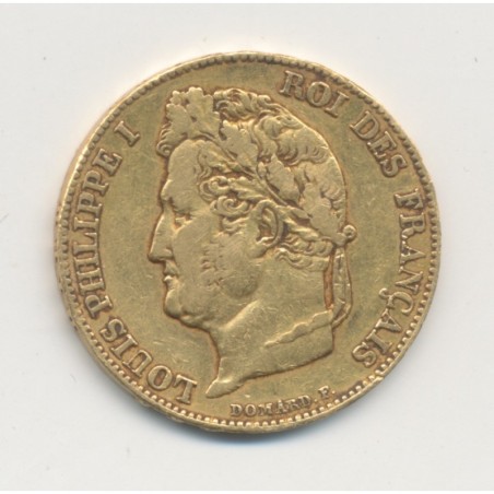 Louis philippe I - 20 Francs Or - 1842 W Lille - TB+