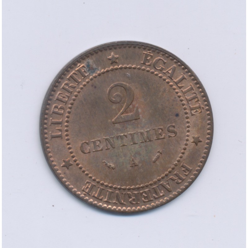2 centimes Cérès - 1895 A Paris - SPL