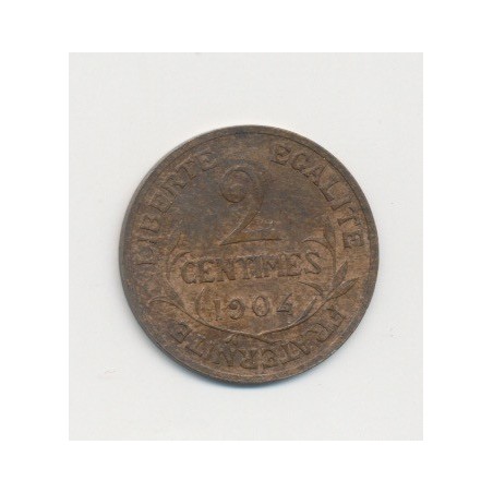 2 centimes Dupuis - 1904