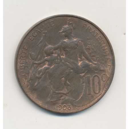10 Centimes Dupuis - 1903 - bronze - SUP+