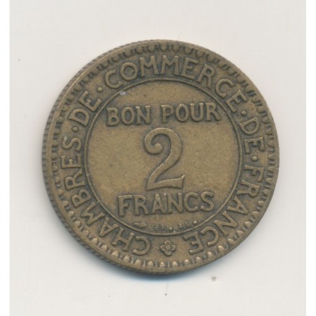 2 Francs Chambre de commerce - 1926 - TB