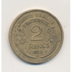 2 Francs Morlon - 1935 - TB