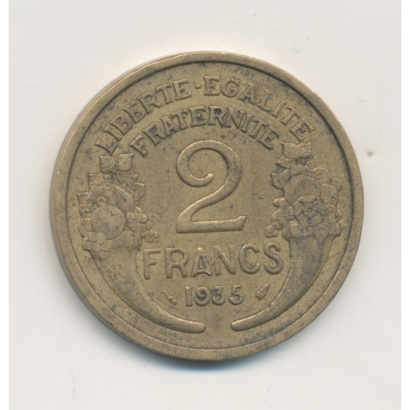 2 Francs Morlon - 1935 - TB