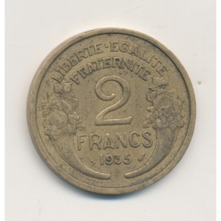2 Francs Morlon - 1935 - TB