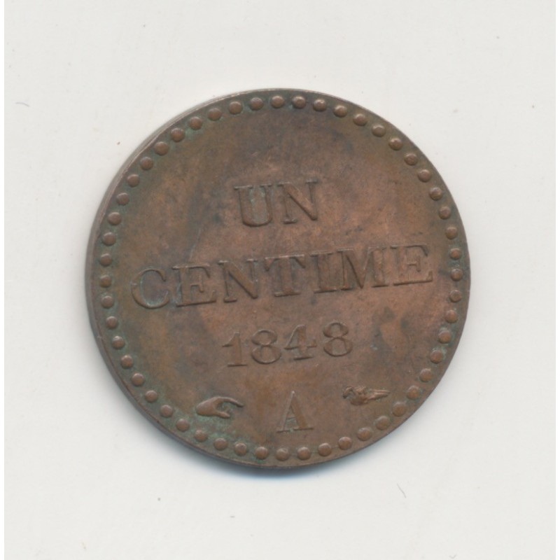 1 Centime Dupré - 1848 A Paris - TTB