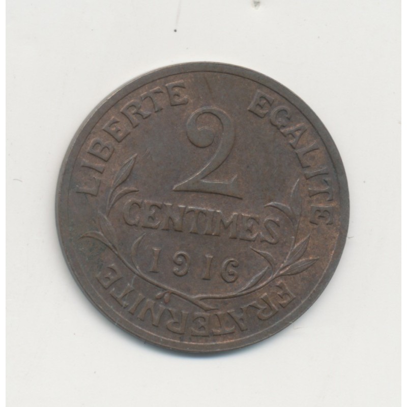 2 centimes Dupuis - 1916 - TTB+