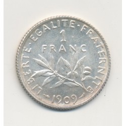1 Franc Semeuse - 1909 - argent - SUP