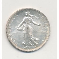 1 Franc Semeuse - 1909 - argent - SUP 2