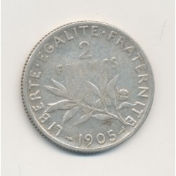 2 Francs Semeuse - 1905 - argent - TB
