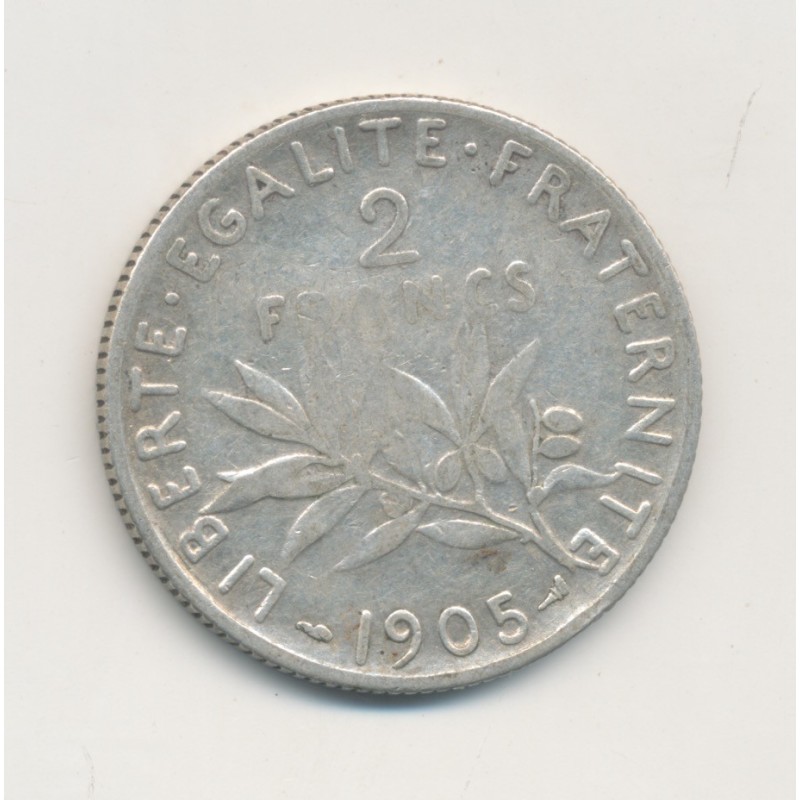 2 Francs Semeuse - 1905 - argent - TB