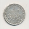 2 Francs Semeuse - 1905 - argent - TB