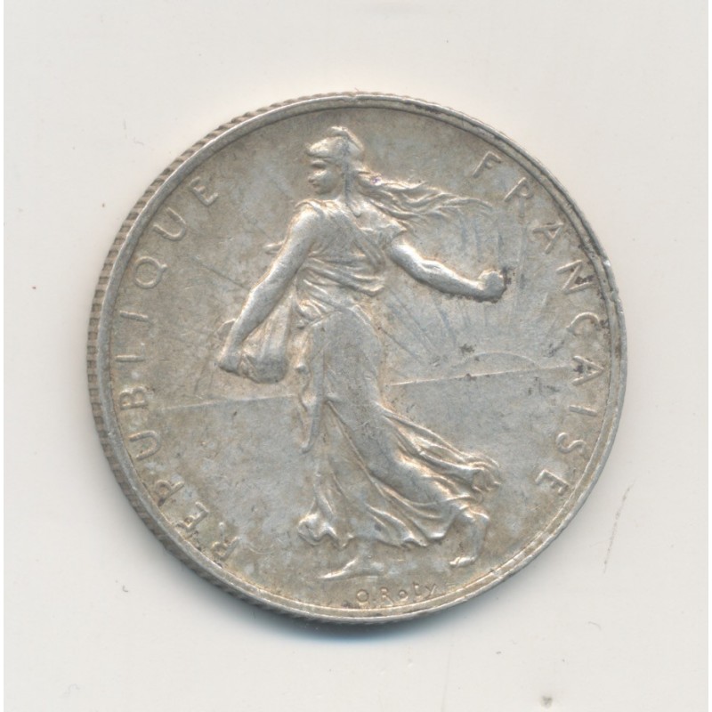 2 Francs Semeuse - 1909 - argent - TTB+
