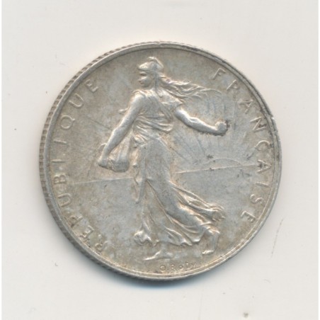 2 Francs Semeuse - 1909 - argent - TTB+