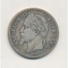 Napoléon III - Tête laurée - 2 Francs - 1870 A Paris - TB