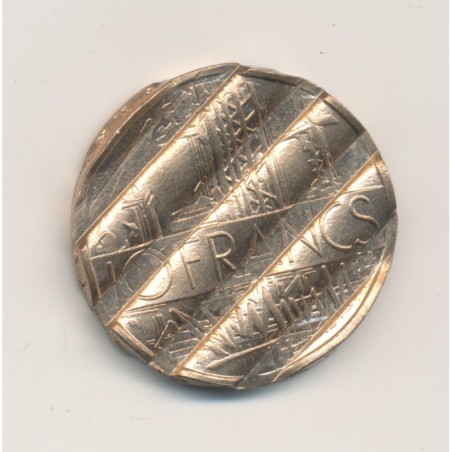 10 Francs Mathieu - annulée et déformée