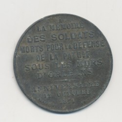 Médaille - Combats d'Orléans - guerre 1870-1871 2