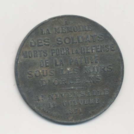 Médaille - Combats d'Orléans - guerre 1870-1871
