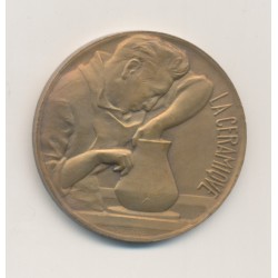 Médaille - Exposition Internationale Paris 1937 - Arts et techniques - La céramique - laiton - 32mm