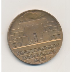 Médaille - Exposition Internationale Paris 1937 - Arts et techniques - La céramique - laiton - 32mm 2