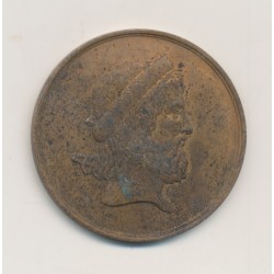 Médaille - Société de médecine - 9e arrondissement de paris - bronze - 34mm