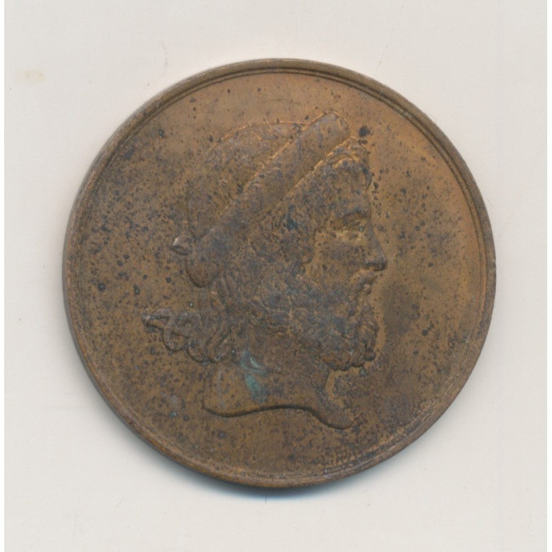 Médaille - Société de médecine - 9e arrondissement de paris - bronze - 34mm