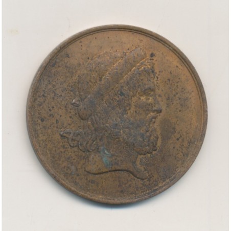 Médaille - Société de médecine - 9e arrondissement de paris - bronze - 34mm