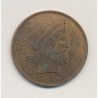 Médaille - Société de médecine - 9e arrondissement de paris - bronze - 34mm