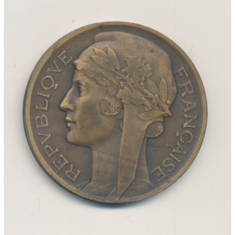 Médaille - Éducation physique - Morlon - bronze - 36mm - TTB+