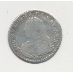 Louis XV - 1/10 écu aux lauriers - 1727 BB Strasbourg - B/TB