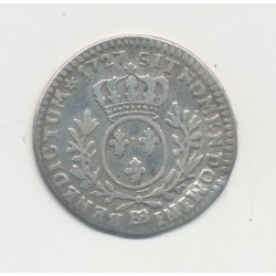 Louis XV - 1/10 écu aux lauriers - 1727 BB Strasbourg - B/TB 2