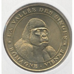 Dept86 - La vallée des singes N°1 - 1999 - gorille regardant à droite - Romagne