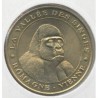 Dept86 - La vallée des singes N°1 - 1999 - gorille regardant à droite - Romagne
