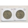 Dept76 - Lot 2 Jetons Cathédrale notre dame 2010 - Le havre - gravure 30 ans - 2 types