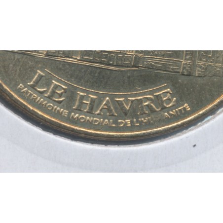 Dept76 - Lot 2 Jetons Cathédrale notre dame 2010 - Le havre - gravure 30 ans - 2 types