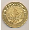 Médaille - Compagnie assurance - La concorde - bronze - 68mm - SUP+
