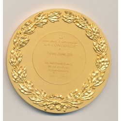 Médaille - Compagnie assurance - La concorde - bronze - 68mm - SUP+ 2