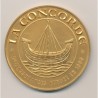 Médaille - Compagnie assurance - La concorde - bronze - 59mm - SUP
