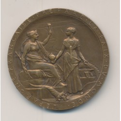 Médaille - Compagnie universelle du canal maritime de Suez - 1869 ap 1880 - roty - bronze
