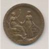 Médaille - Compagnie universelle du canal maritime de Suez - 1869 ap 1880 - roty - bronze