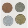Rare Ensemble de 4 Jetons Casino - La Rochelle 